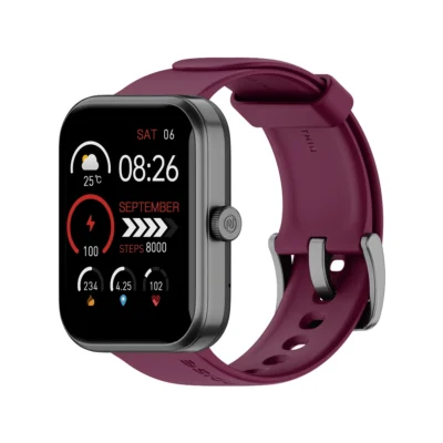 Buy Noise ColorFit Grand 3 Smartwatch - Wine in bulk for Corporate Gifting | Corporate Gyft