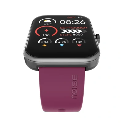 Buy Noise ColorFit Grand 3 Smartwatch - Wine in bulk for Corporate Gifting | Corporate Gyft