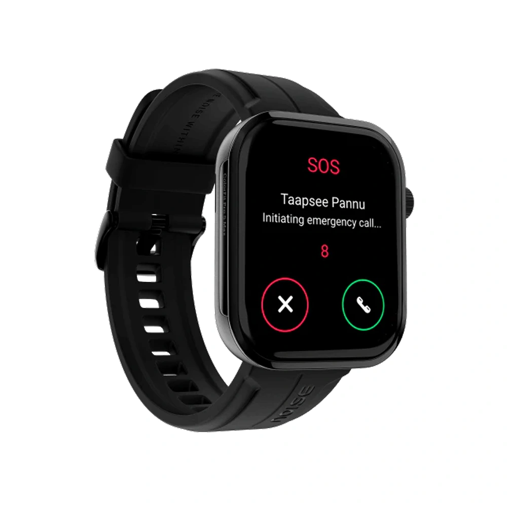 Noise ColorFit Pro 5 Max - Black Buy Noise ColorFit Pro 5 Max - Black in bulk for Corporate Gifting | Corporate Gyft