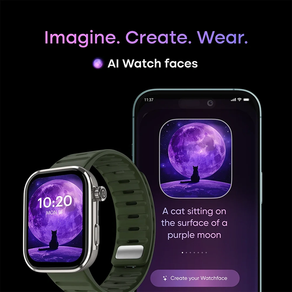 Noise ColorFit Pro 6 Max - Dark Green Buy Noise ColorFit Pro 6 Max - Dark Green in bulk for Corporate Gifting | Corporate Gyft