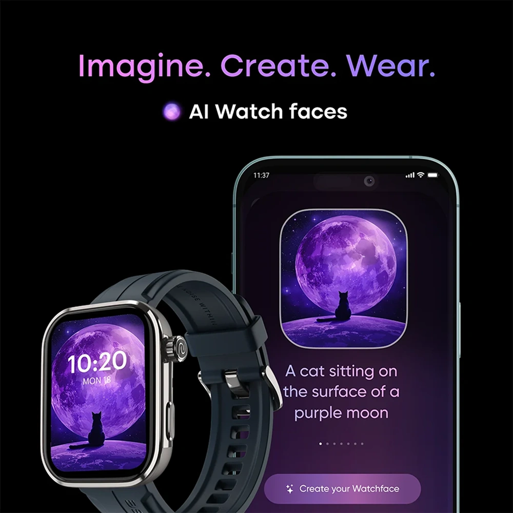 Noise ColorFit Pro 6 Max - Navy Blue Buy Noise ColorFit Pro 6 Max - Navy Blue in bulk for Corporate Gifting | Corporate Gyft