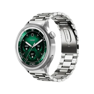 Buy NoiseFit Halo 2 Smartwatch - Silver in bulk for Corporate Gifting | Corporate Gyft