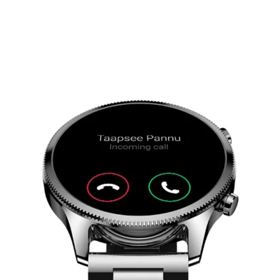 Buy NoiseFit Halo Plus Smartwatch - Silver in bulk for Corporate Gifting | Corporate Gyft