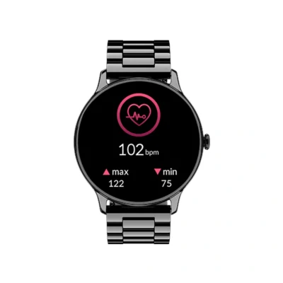 Buy NoiseFit Twist Go Elite Smartwatch - Black in bulk for Corporate Gifting | Corporate Gyft