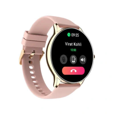 Buy NoiseFit Twist Go Smartwatch - Pink in bulk for Corporate Gifting | Corporate Gyft