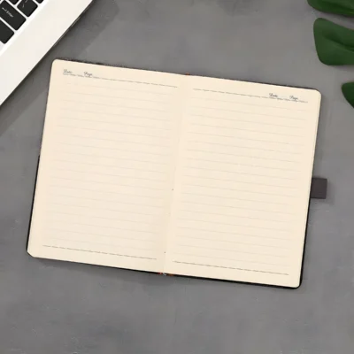 Buy Assignee Executive Notebook - Black in bulk for Corporate Gifting | Corporate Gyft