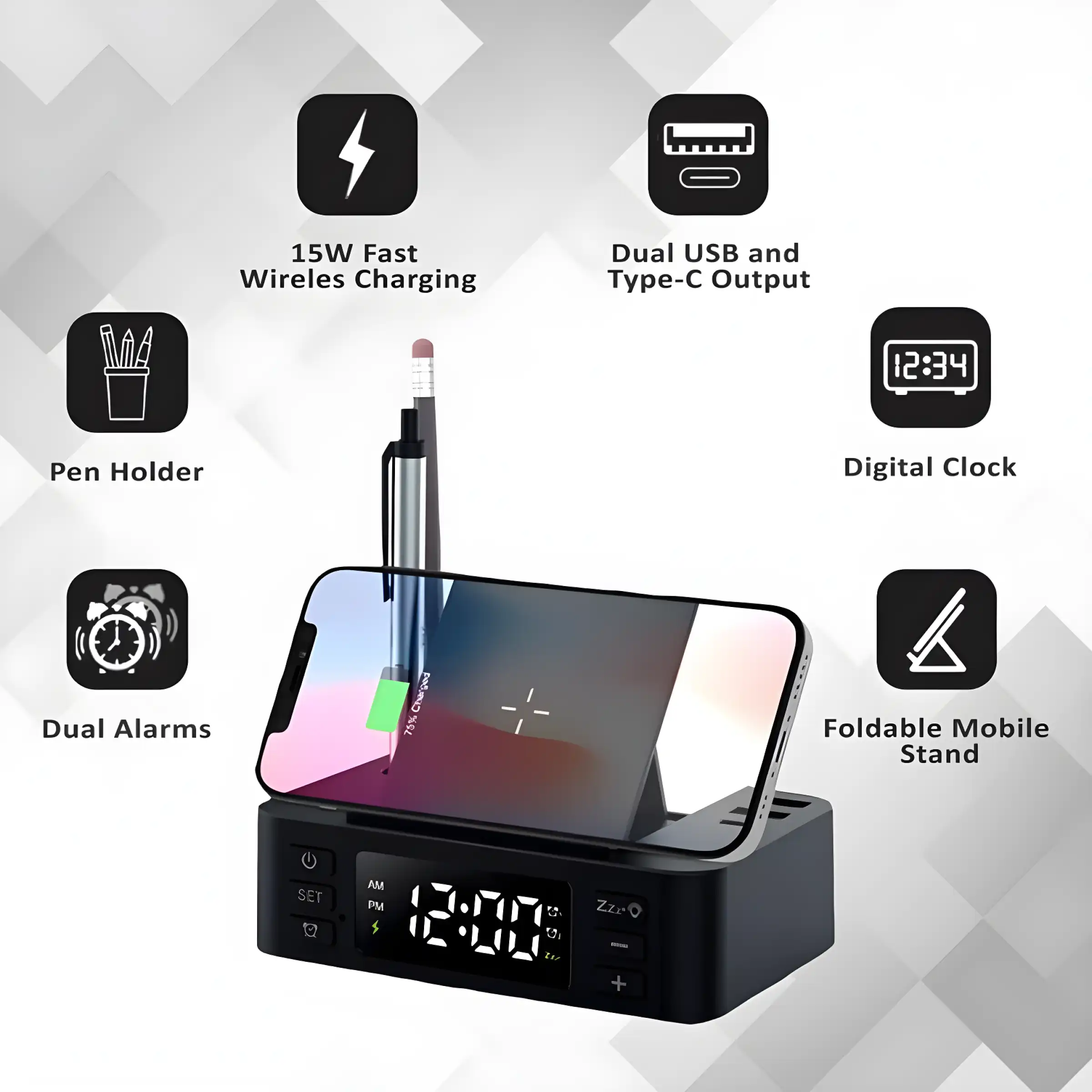 Crate Multifunction Desktop Gadget Buy Crate Multifunction Desktop Gadget in bulk for Corporate Gifting | Corporate Gyft