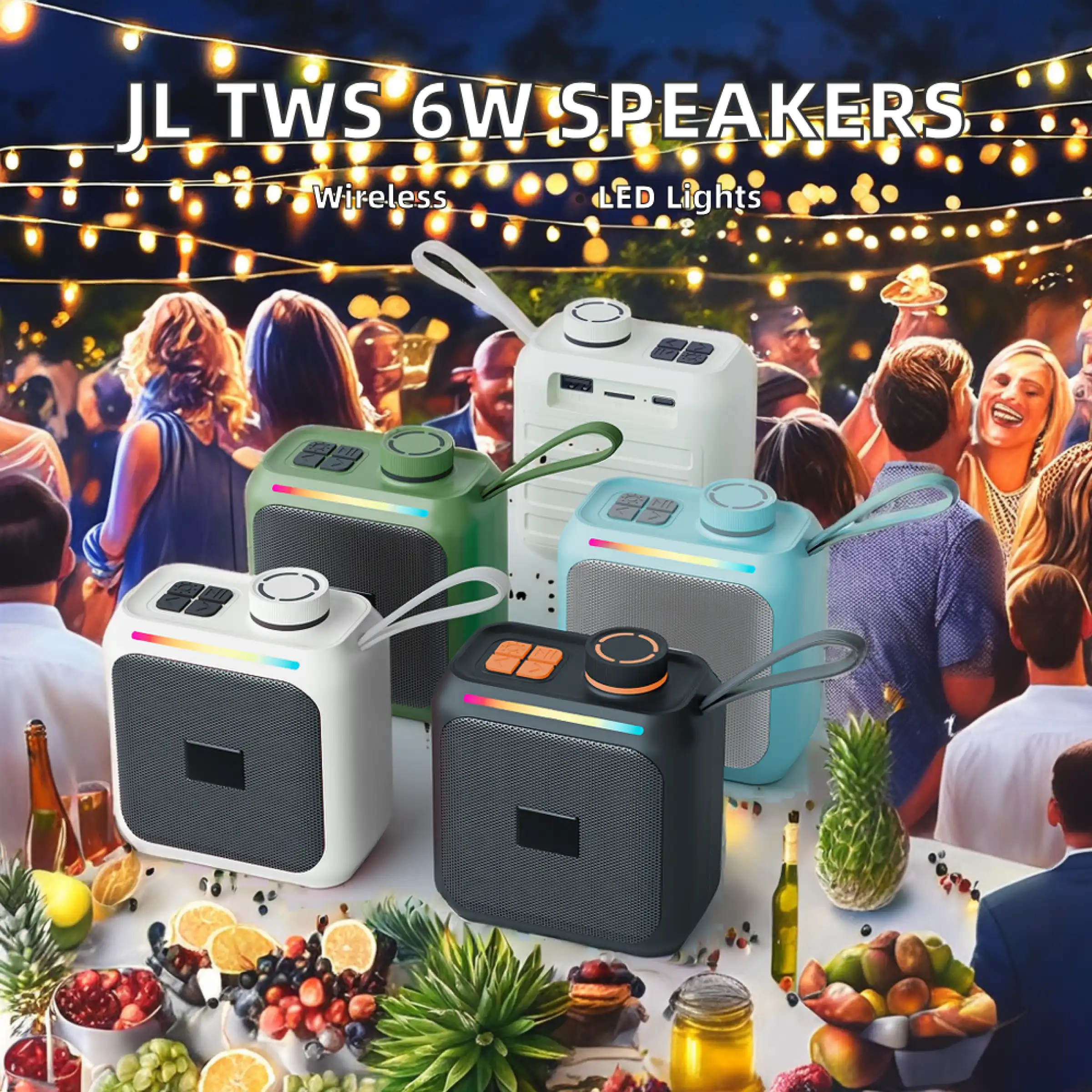 Mu6 Compact Wireless Speaker Buy Mu6 Compact Wireless Speaker in bulk for Corporate Gifting | Corporate Gyft