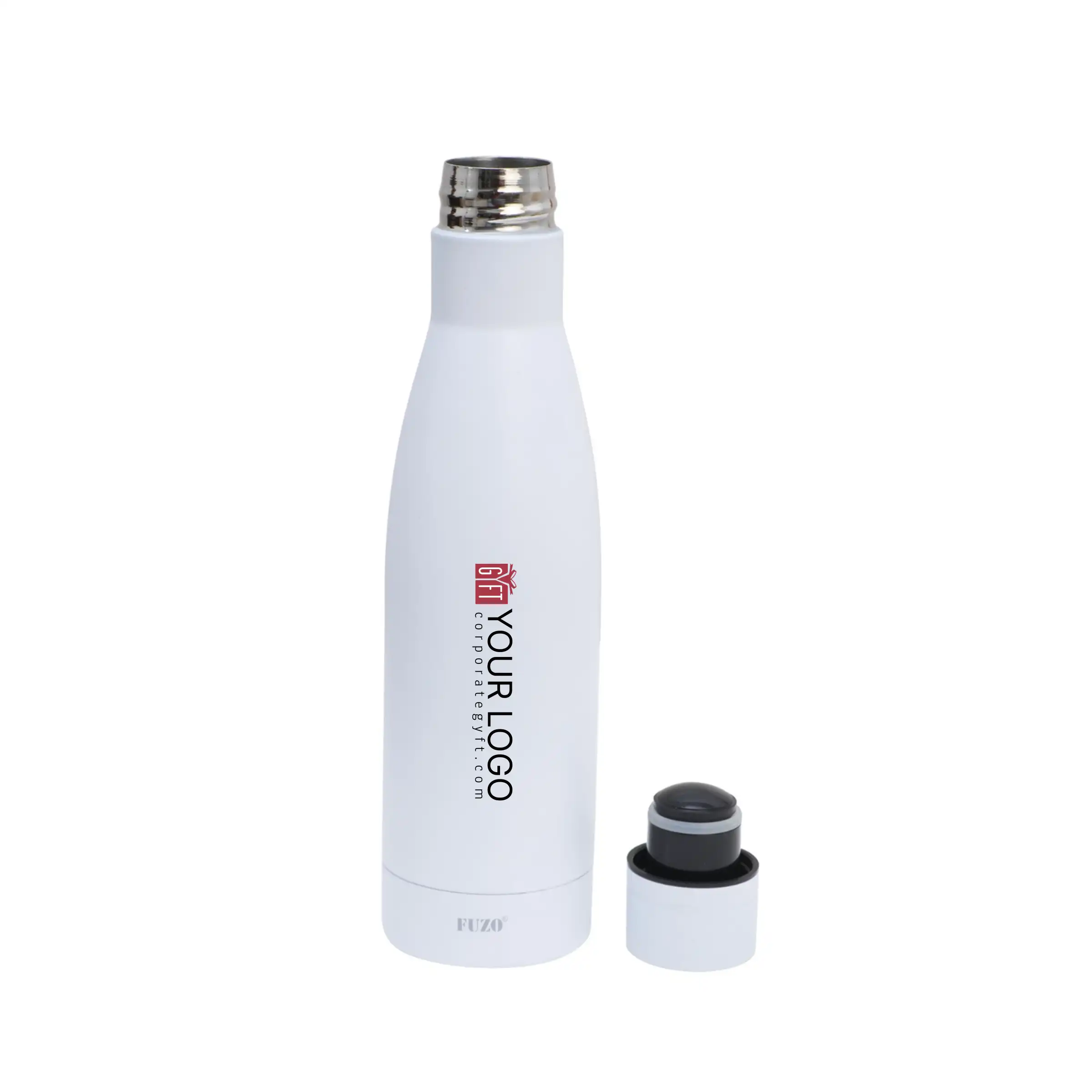 Puro Luxe Vacuum Bottle - White Buy Puro Luxe Vacuum Bottle - White in bulk for Corporate Gifting | Corporate Gyft