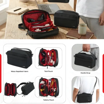 Buy Stash Tech and Toiletry Pouch in bulk for Corporate Gifting | Corporate Gyft