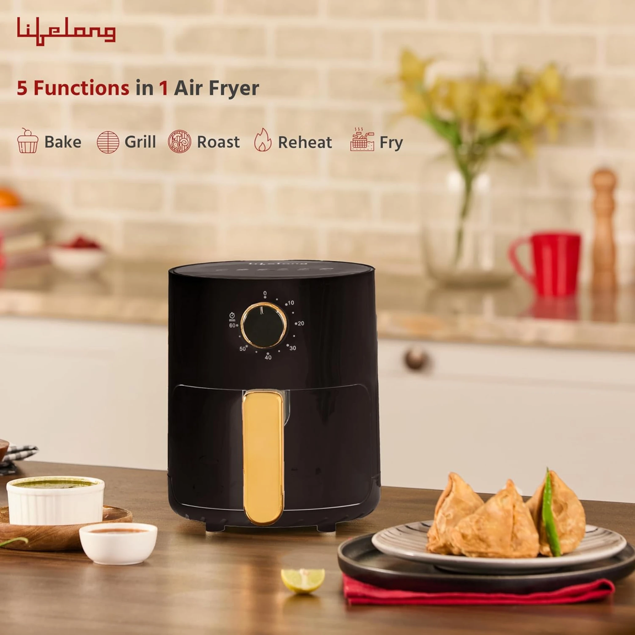 Lifelong HealthyFry 2.5L Air Fryer Buy Lifelong HealthyFry 2.5L Air Fryer in bulk for Corporate Gifting | Corporate Gyft