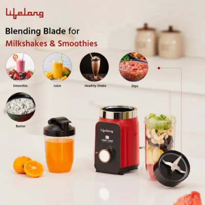 Buy Lifelong Nutri Blender with 2 Jars - Red in bulk for Corporate Gifting | Corporate Gyft