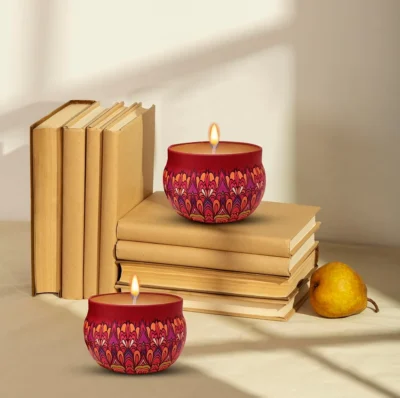 Buy Mandala Calm & Glow Tin Candle Duo in bulk for Corporate Gifting | Corporate Gyft