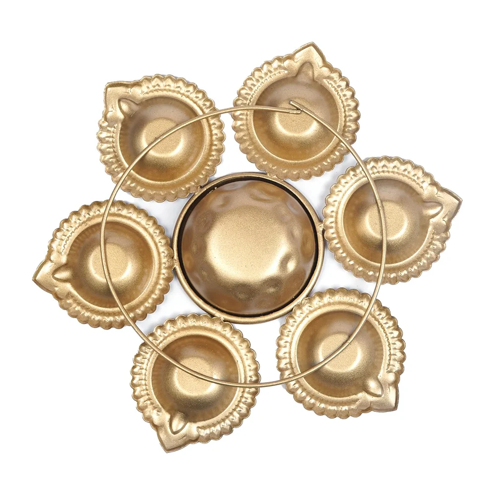 Kanaka Multi Diya Harmony Urli Buy Kanaka Multi Diya Harmony Urli in bulk for Corporate Gifting | Corporate Gyft