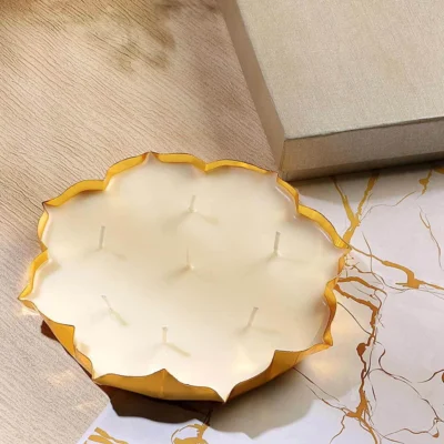 Buy Divine Lotus Pond Urli Candle in bulk for Corporate Gifting | Corporate Gyft