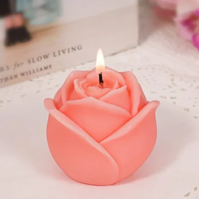Buy Rose Shaped Scented Candles - Pack of 4 in bulk for Corporate Gifting | Corporate Gyft