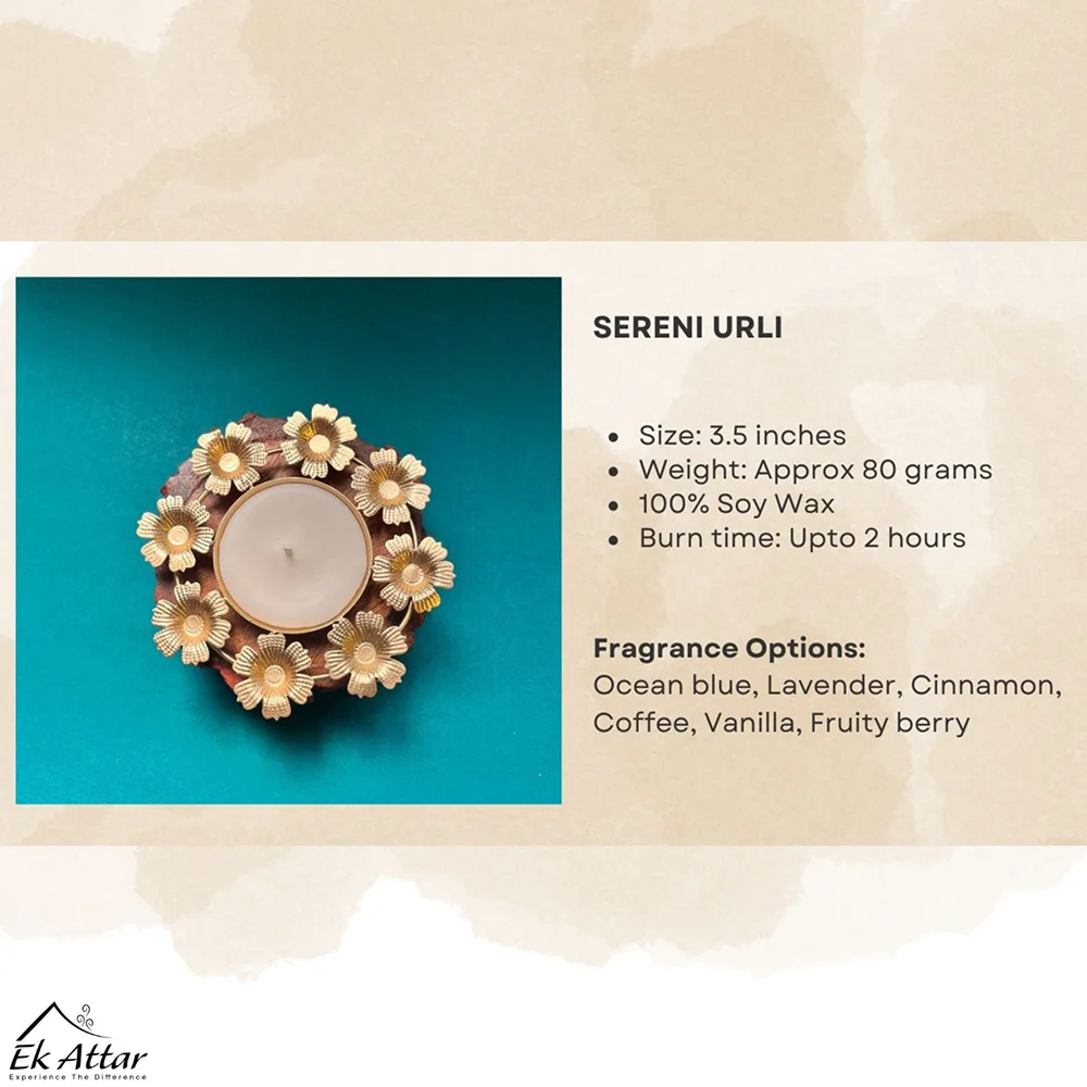 Ek-Attar Sereni Urli Luxury Candle Buy Ek-Attar Sereni Urli Luxury Candle in bulk for Corporate Gifting | Corporate Gyft