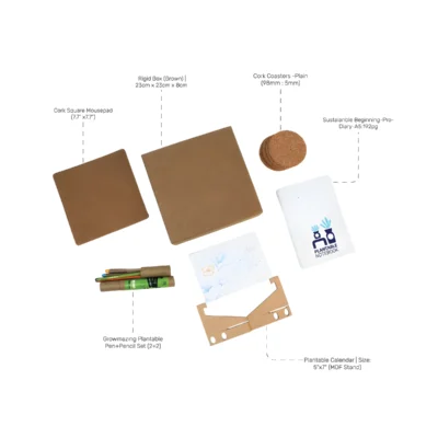 Buy Eco Office Essentials Kit in bulk for Corporate Gifting | Corporate Gyft