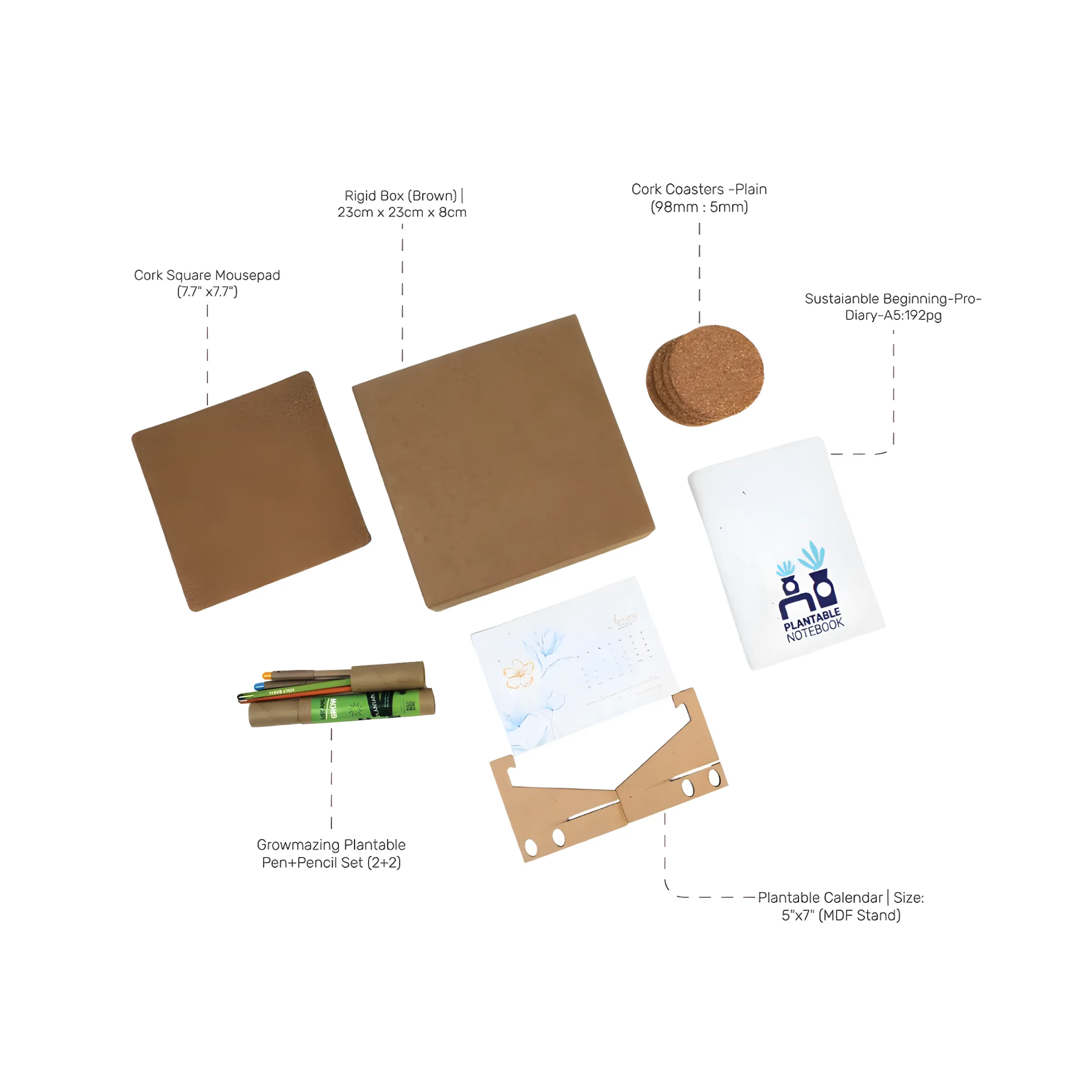 Eco Office Essentials Kit Buy Eco Office Essentials Kit in bulk for Corporate Gifting | Corporate Gyft