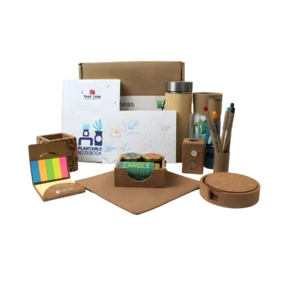 Buy Eco Desk Delight Sustainable Gift Set in bulk for Corporate Gifting | Corporate Gyft