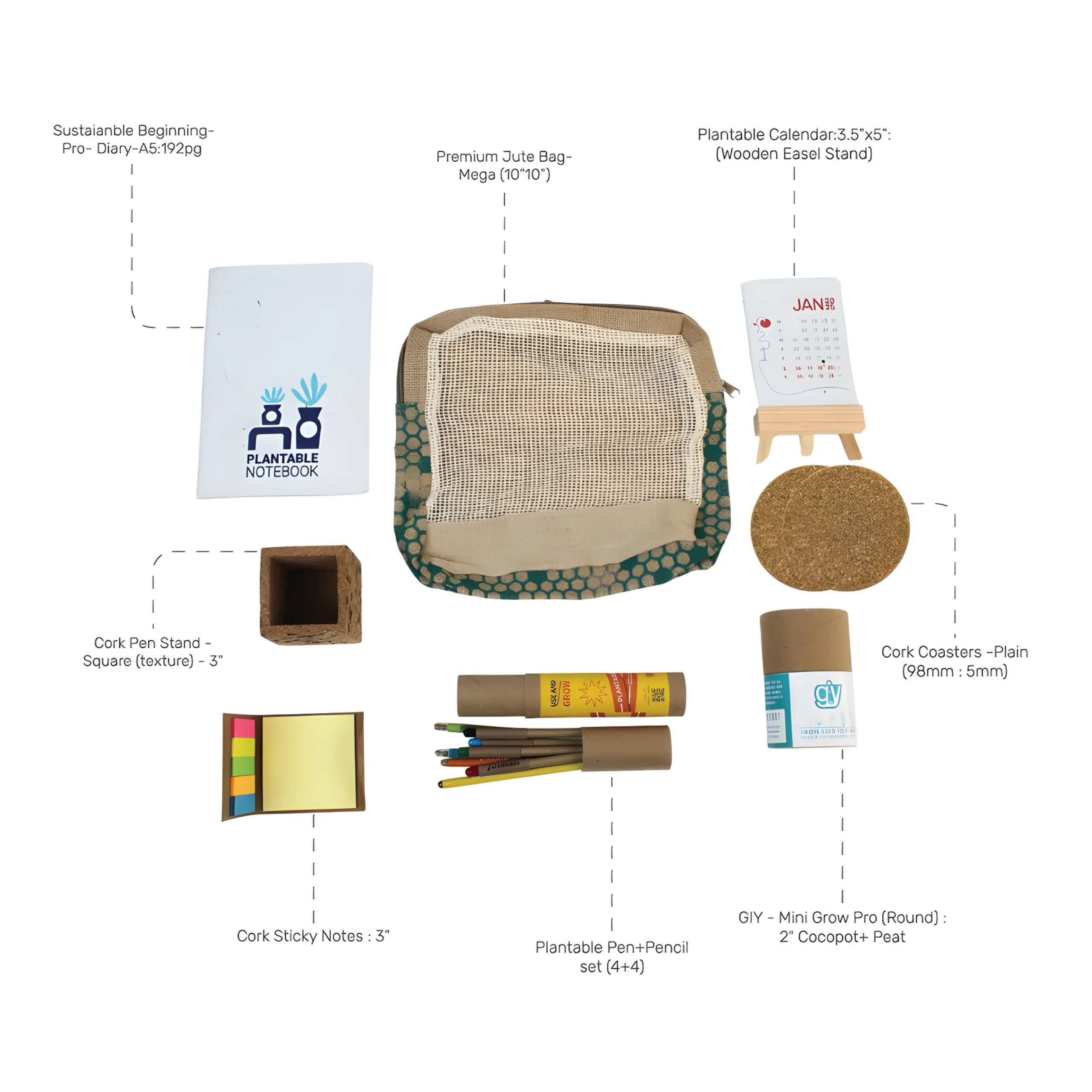 Sustainable Employee Welcome Kit Buy Sustainable Employee Welcome Kit in bulk for Corporate Gifting | Corporate Gyft