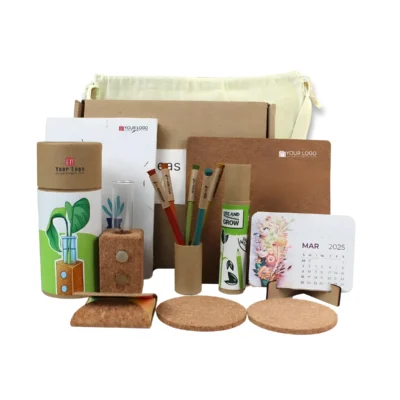 Buy Green 8-in-1 Office Essentials in bulk for Corporate Gifting | Corporate Gyft