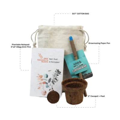 Buy Green Eco Stationery Kit in bulk for Corporate Gifting | Corporate Gyft