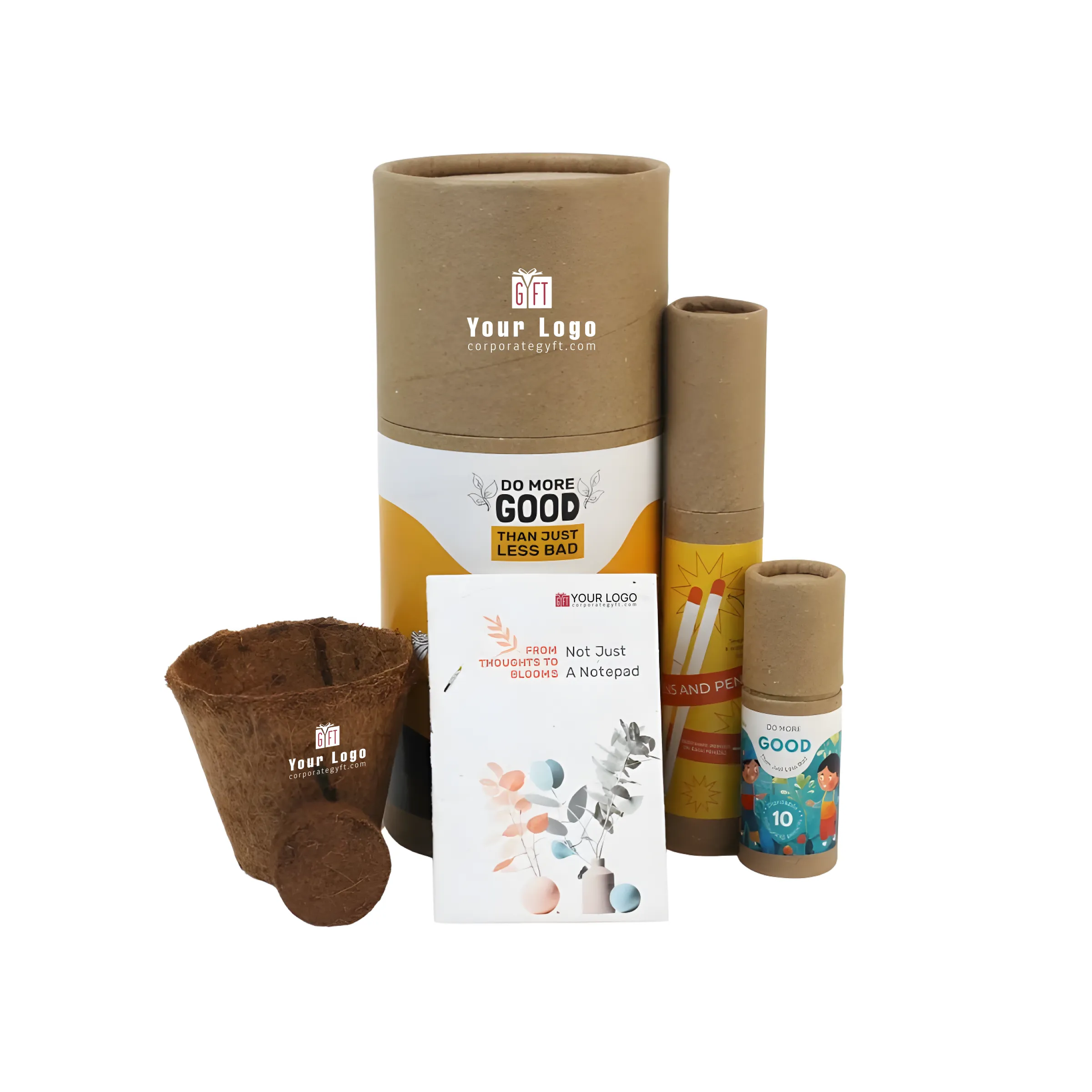 4-in-1 Mega Grow Stationery Kit Buy 4-in-1 Mega Grow Stationery Kit in bulk for Corporate Gifting | Corporate Gyft