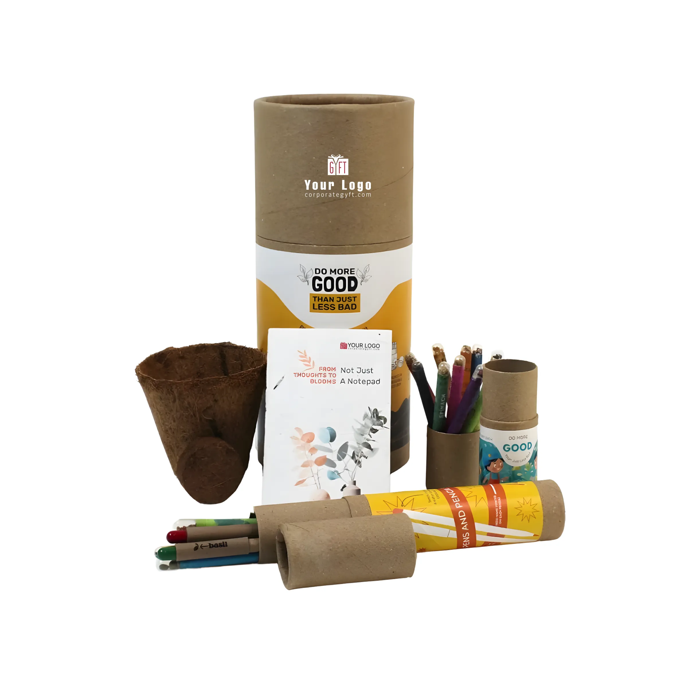 4-in-1 Mega Grow Stationery Kit Buy 4-in-1 Mega Grow Stationery Kit in bulk for Corporate Gifting | Corporate Gyft