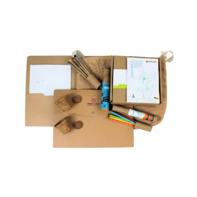 Buy Mega Jute Bag Pro Gifting Kit in bulk for Corporate Gifting | Corporate Gyft