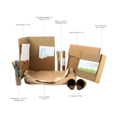 Buy Mega Jute Bag Pro Gifting Kit in bulk for Corporate Gifting | Corporate Gyft