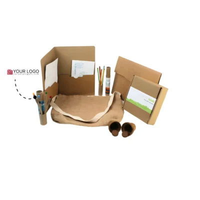 Buy Mega Jute Bag Pro Gifting Kit in bulk for Corporate Gifting | Corporate Gyft