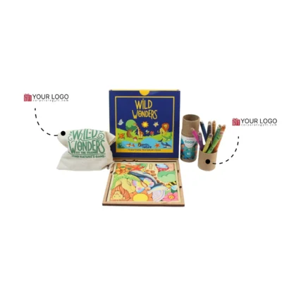 Buy WildWonders Colouring Gift Box in bulk for Corporate Gifting | Corporate Gyft
