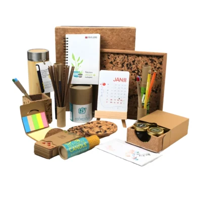 Buy Premium 14-in-1 Eco Office Hamper in bulk for Corporate Gifting | Corporate Gyft