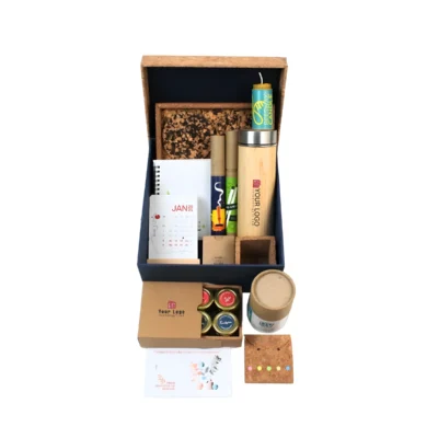 Buy Premium 14-in-1 Eco Office Hamper in bulk for Corporate Gifting | Corporate Gyft