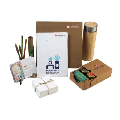 Buy 6-in-1 Eco Inspired Workspace Kit in bulk for Corporate Gifting | Corporate Gyft