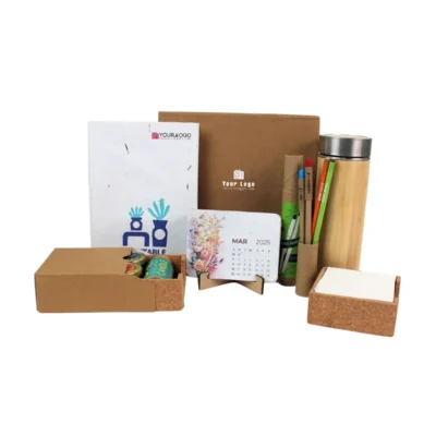 Buy 6-in-1 Eco Inspired Workspace Kit in bulk for Corporate Gifting | Corporate Gyft