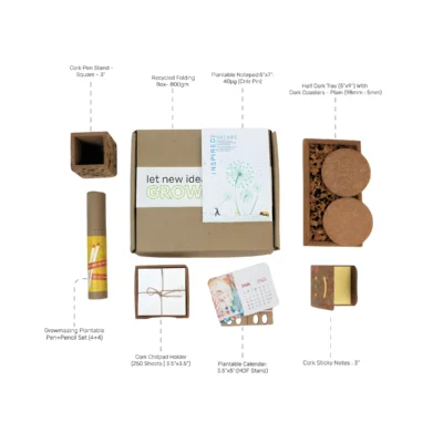 Buy Sustainable Desk Essentials Kit in bulk for Corporate Gifting | Corporate Gyft