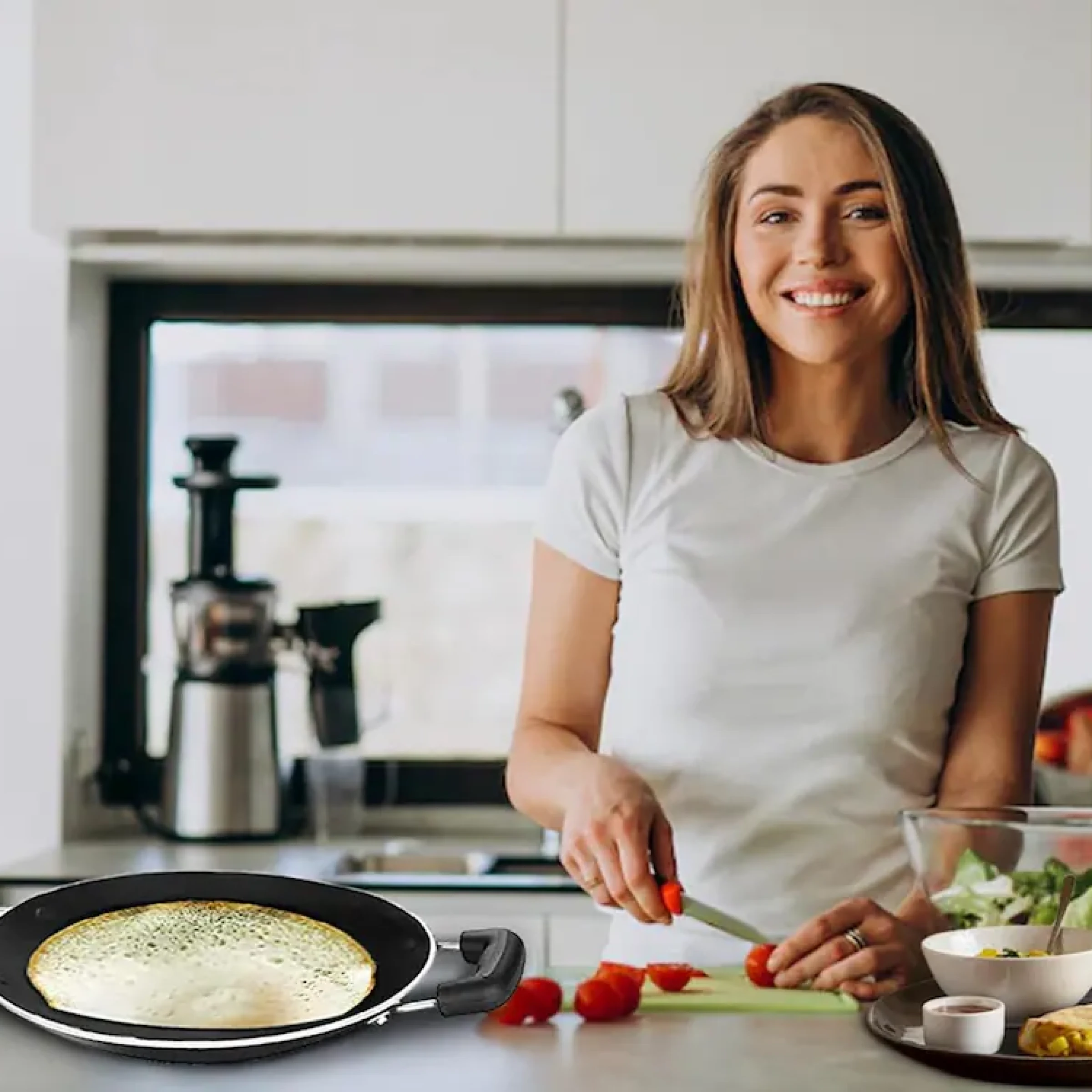 Pigeon Non-Stick Appachetty Pan with Lid Buy Pigeon Non-Stick Appachetty Pan with Lid in bulk for Corporate Gifting | Corporate Gyft