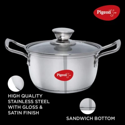 Buy Pigeon Conical Casserole Set with Lid (3 pcs) in bulk for Corporate Gifting | Corporate Gyft