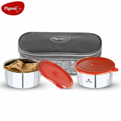 Buy Pigeon Everyday Insulated Tiffin Box - Set of 2 in bulk for Corporate Gifting | Corporate Gyft