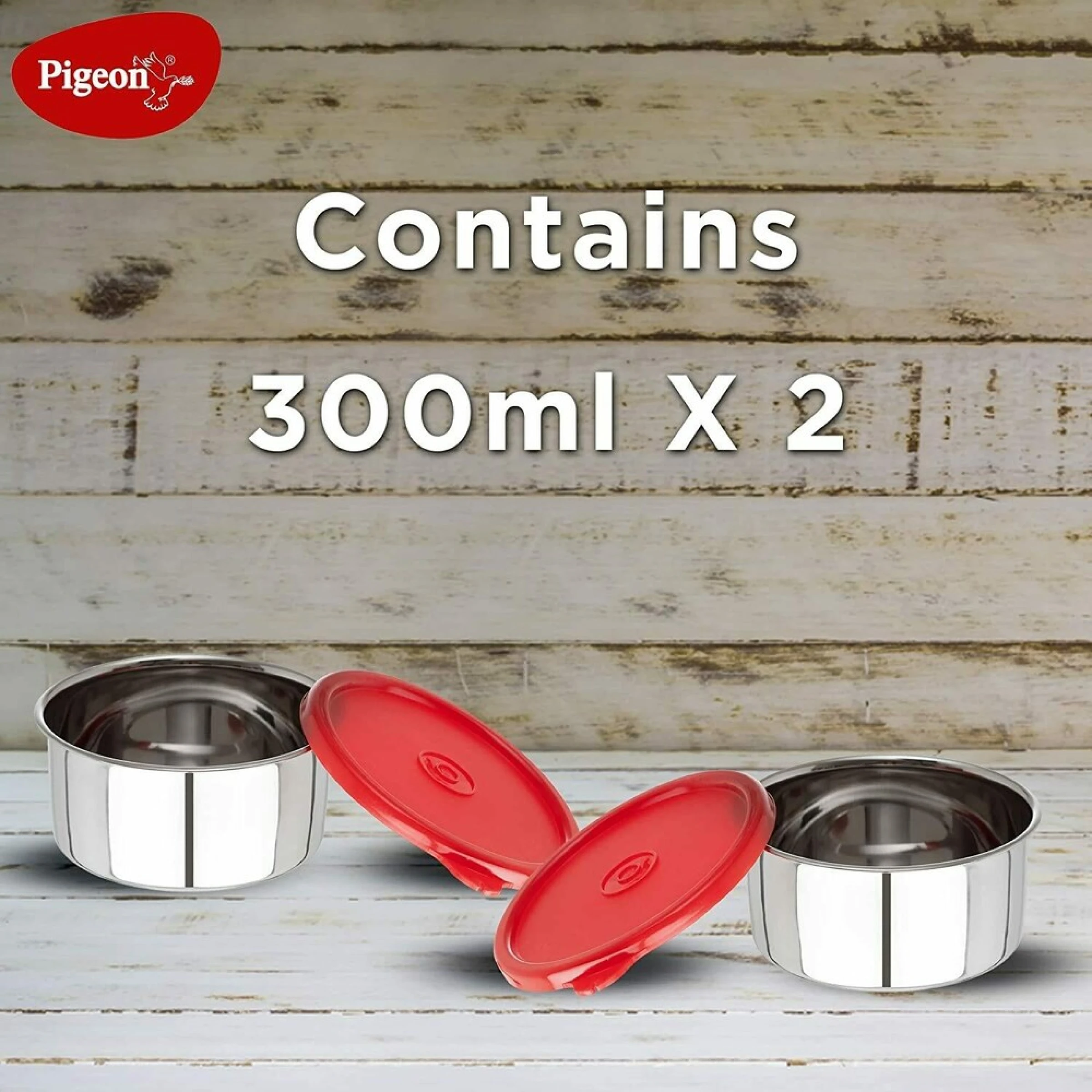 Pigeon Everyday Insulated Tiffin Box - Set of 2 Buy Pigeon Everyday Insulated Tiffin Box - Set of 2 in bulk for Corporate Gifting | Corporate Gyft