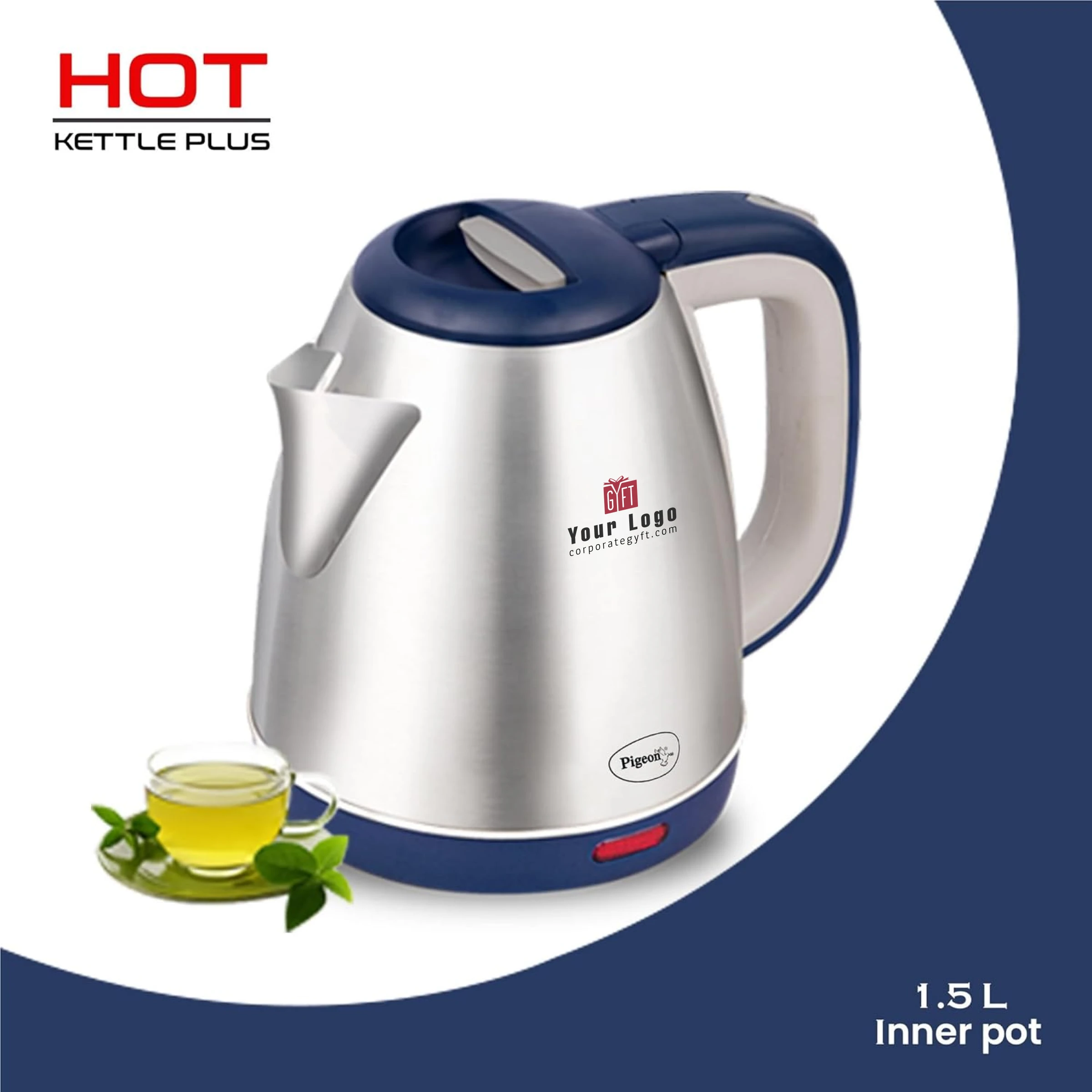 Pigeon Electric Kettle Plus Buy Pigeon Electric Kettle Plus in bulk for Corporate Gifting | Corporate Gyft