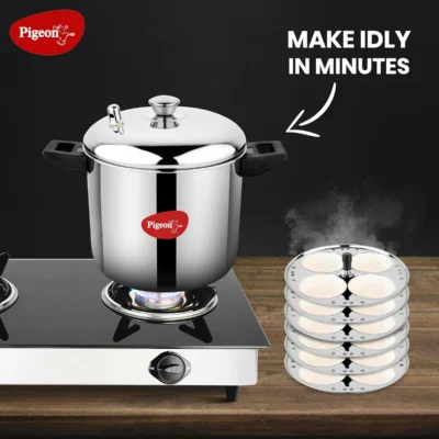 Buy Pigeon Stainless Steel Idli Maker with 6 Plates in bulk for Corporate Gifting | Corporate Gyft