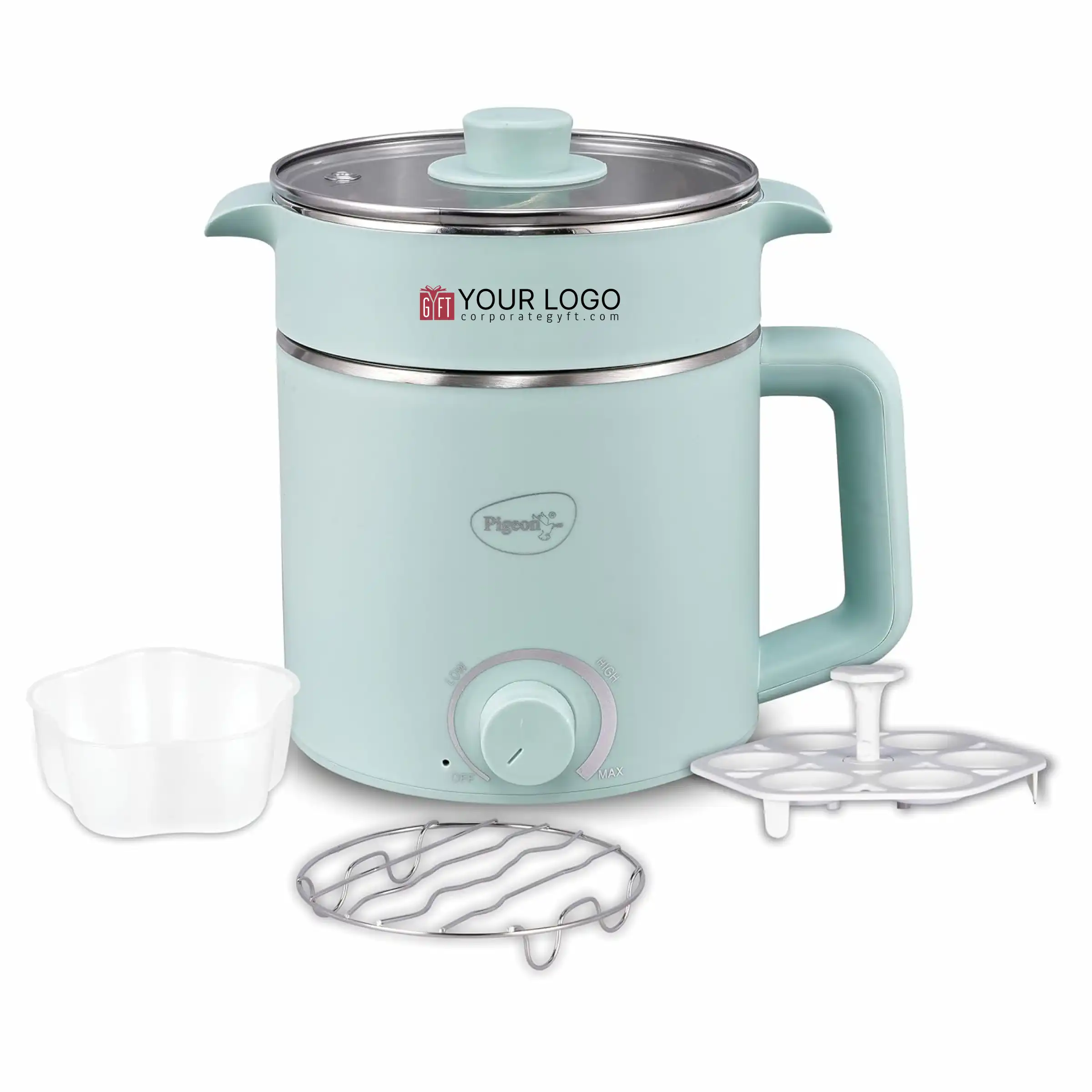 Pigeon Swift Plus Multi-Cook Kettle Blue Buy Pigeon Swift Plus Multi-Cook Kettle Blue in bulk for Corporate Gifting | Corporate Gyft