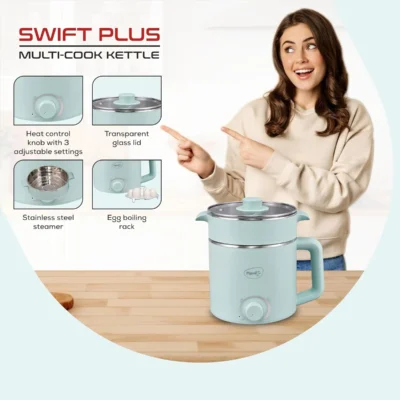 Buy Pigeon Swift Plus Multi-Cook Kettle Blue in bulk for Corporate Gifting | Corporate Gyft