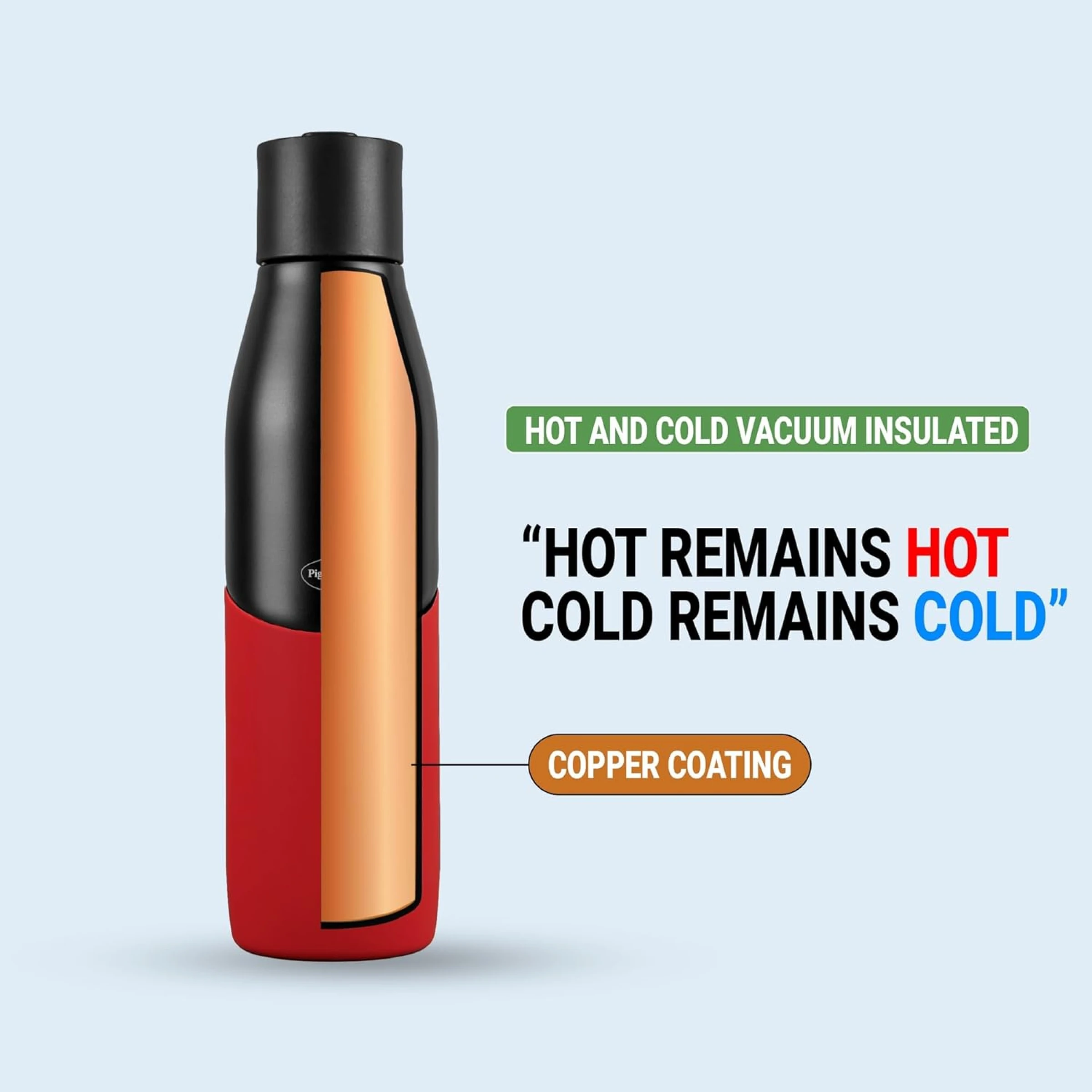 Pigeon Therminox Luxe Sipper Flask - Red Buy Pigeon Therminox Luxe Sipper Flask - Red in bulk for Corporate Gifting | Corporate Gyft