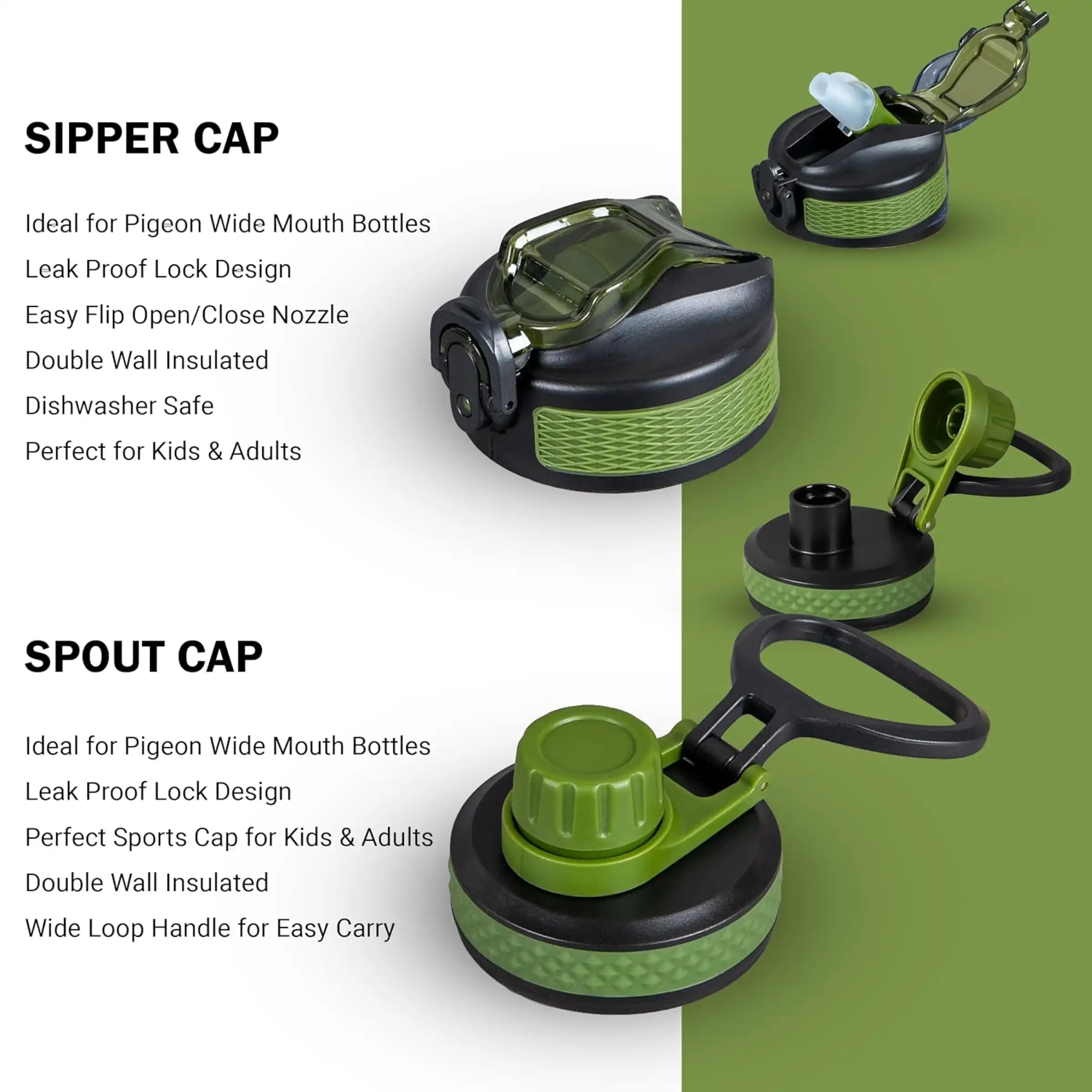 Pigeon Therminox Rush Sports Flask - Green Buy Pigeon Therminox Rush Sports Flask - Green in bulk for Corporate Gifting | Corporate Gyft