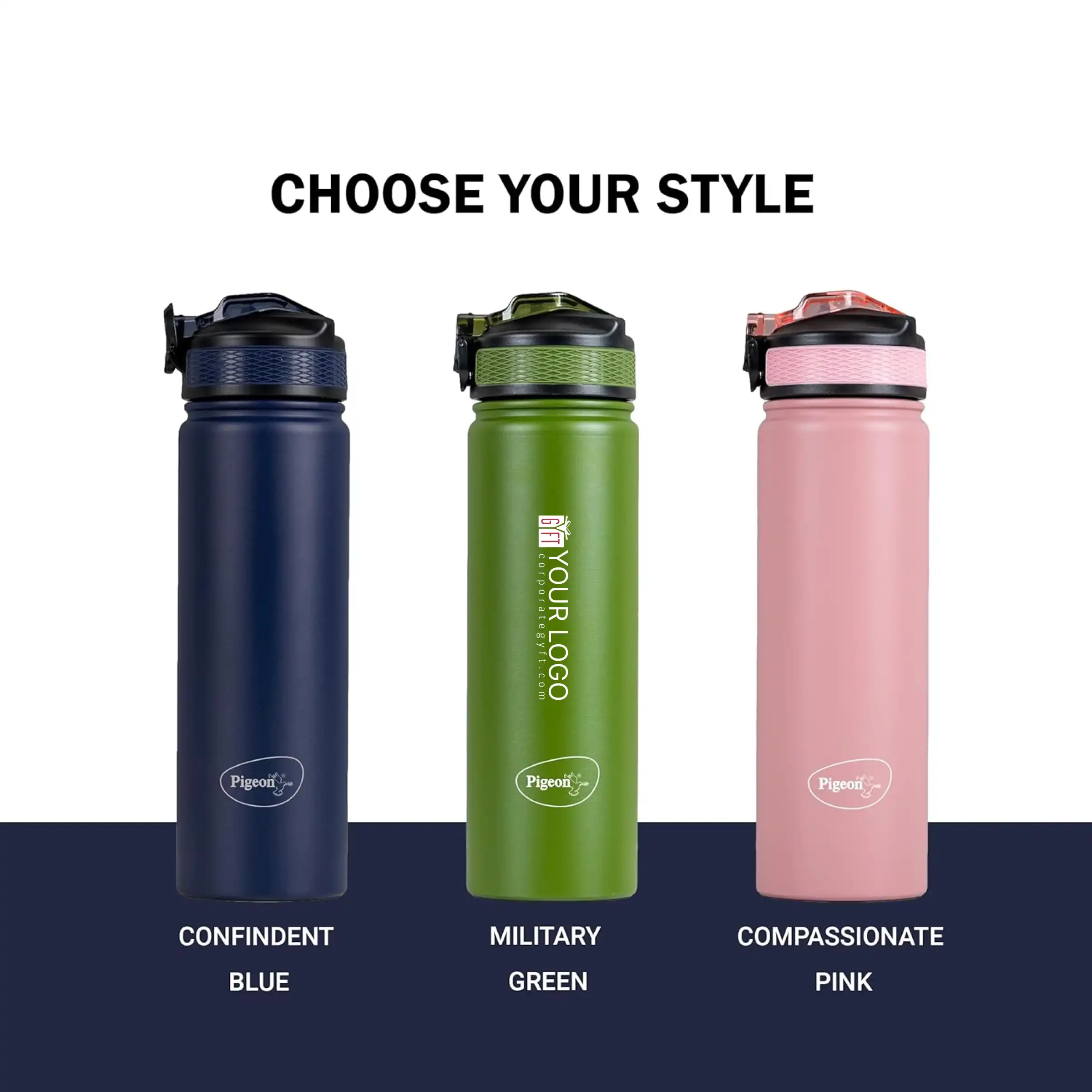 Pigeon Therminox Rush Sports Flask - Green Buy Pigeon Therminox Rush Sports Flask - Green in bulk for Corporate Gifting | Corporate Gyft