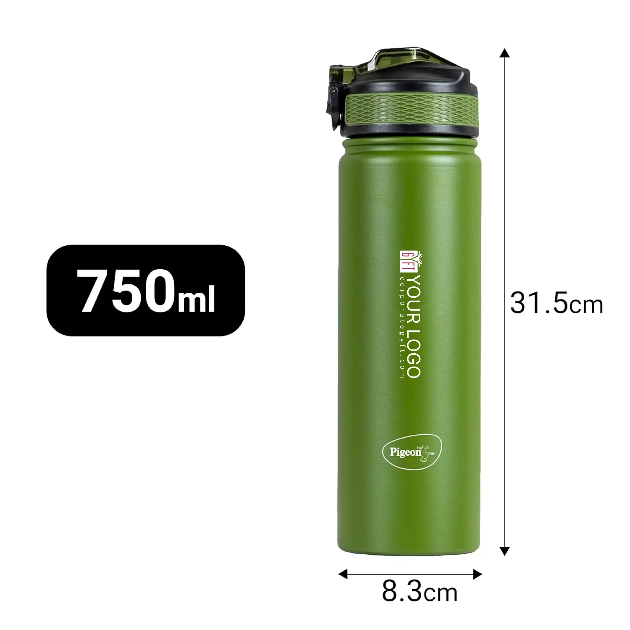 Pigeon Therminox Rush Sports Flask - Green Buy Pigeon Therminox Rush Sports Flask - Green in bulk for Corporate Gifting | Corporate Gyft